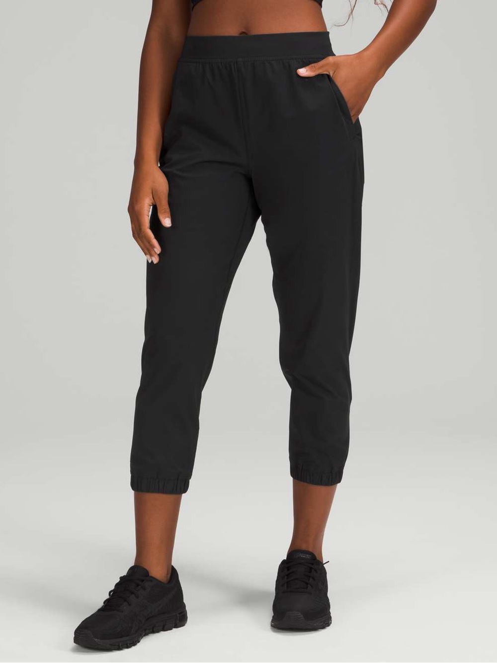 Lululemon Adapted State HR Cropped Joggers Black Size 8